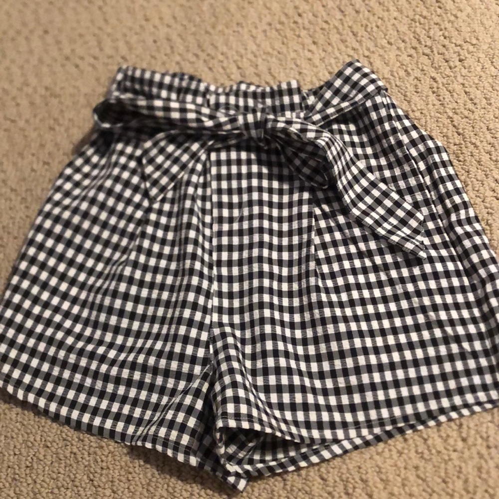 Gingham shorts